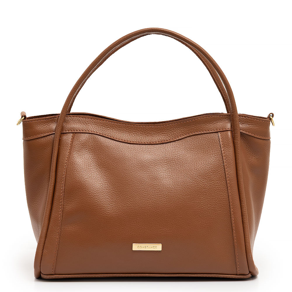 Bolsa Tote Couro Caramelo
