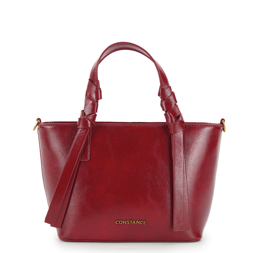 Bolsa Tiracolo Tiras Vermelha
