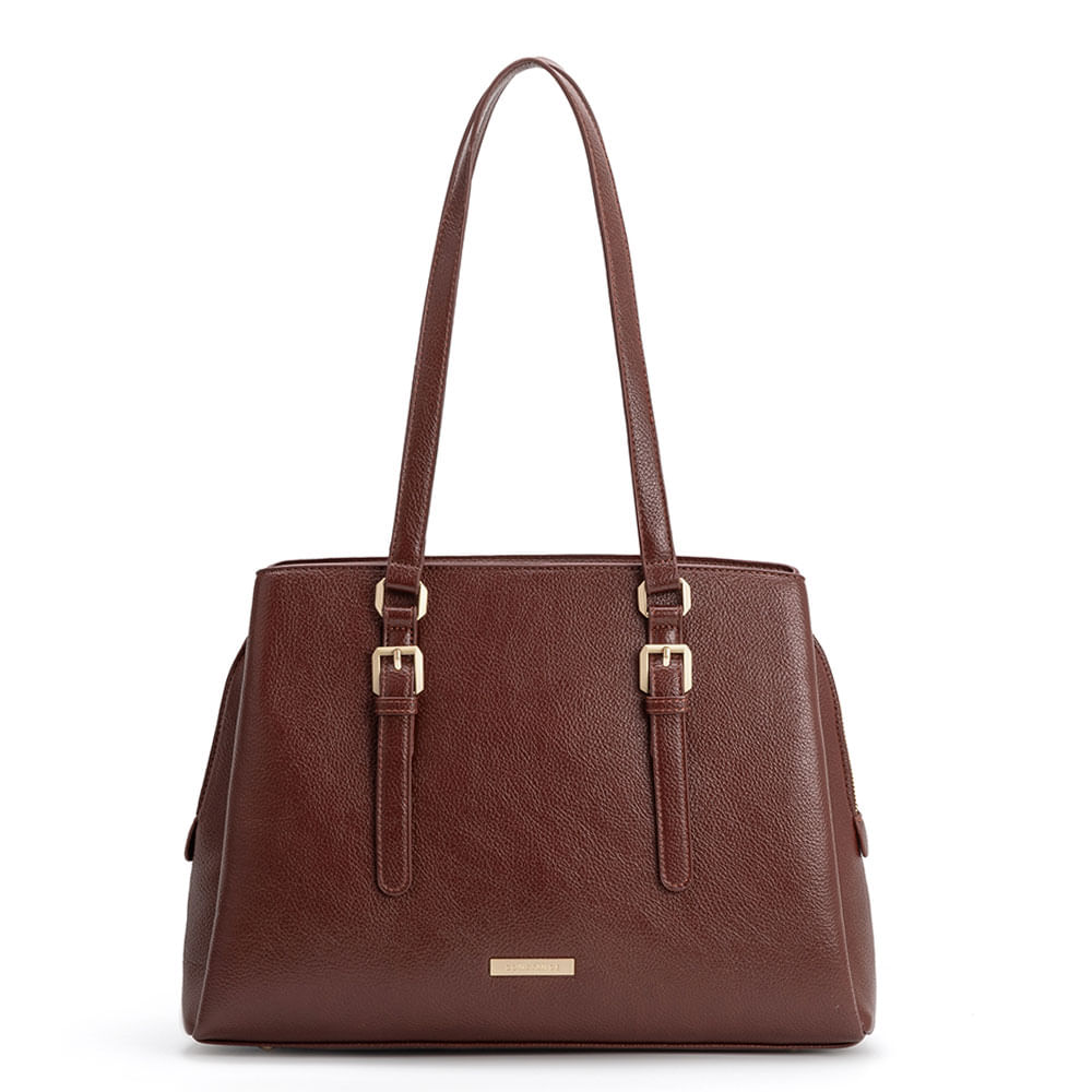 Bolsa Shopping Fivelas Marrom