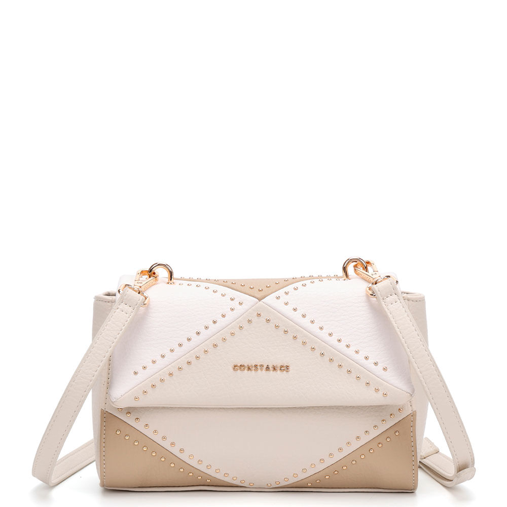 Bolsa Geométrica Cravos Off White