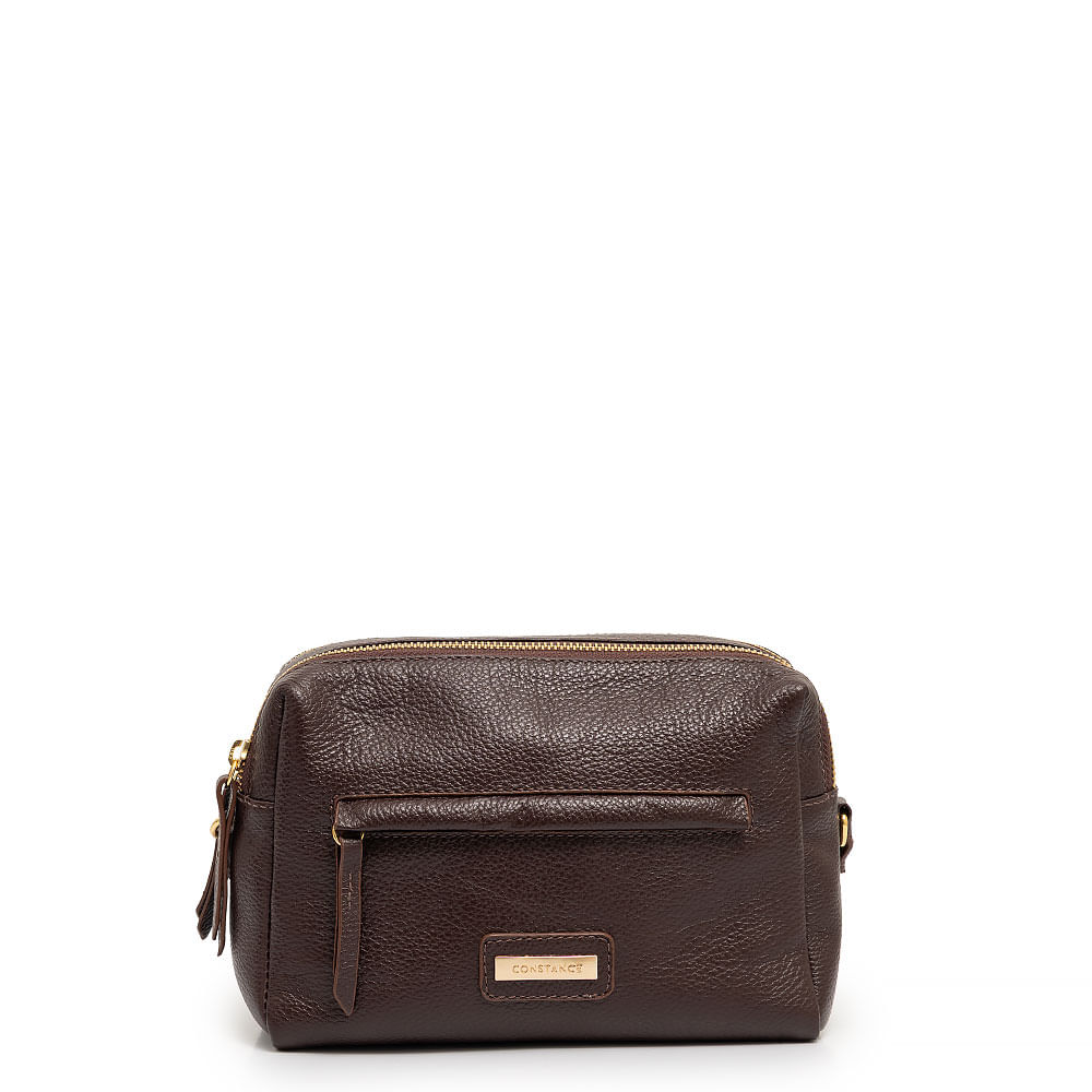 Bolsa Tiracolo Couro Café