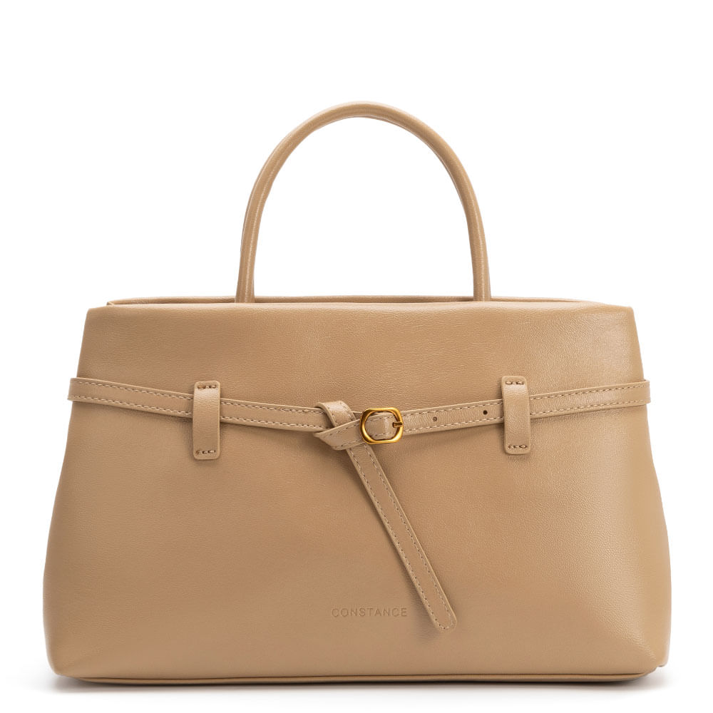 Bolsa Tiracolo Cinto Bege