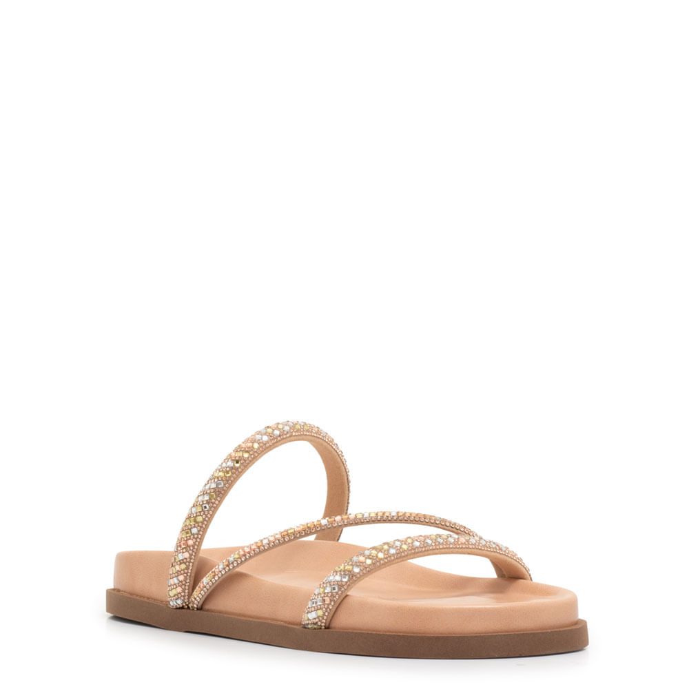 Papete Nude Strass