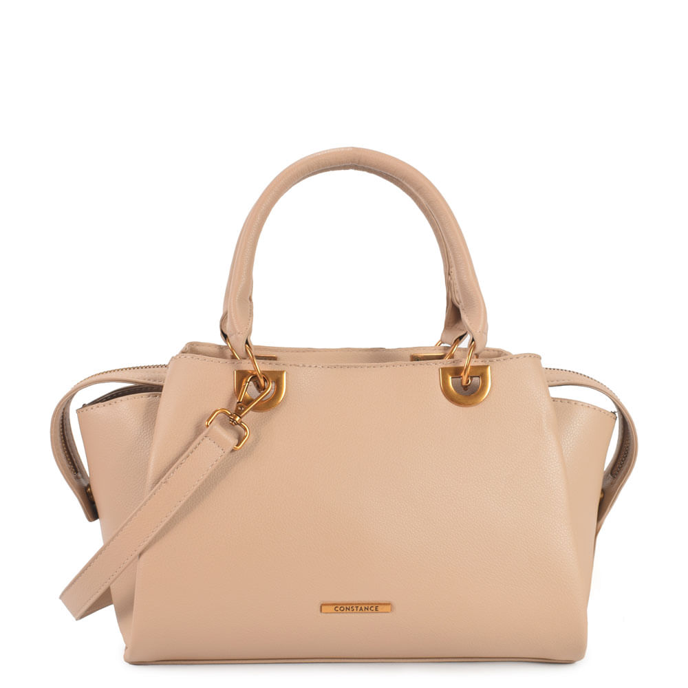 Bolsa Tote Ilhós Bege