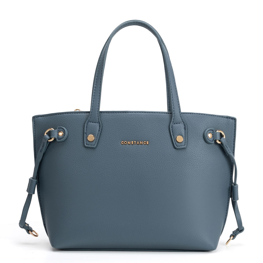 Bolsa Tiracolo Puxadores Laterais Azul