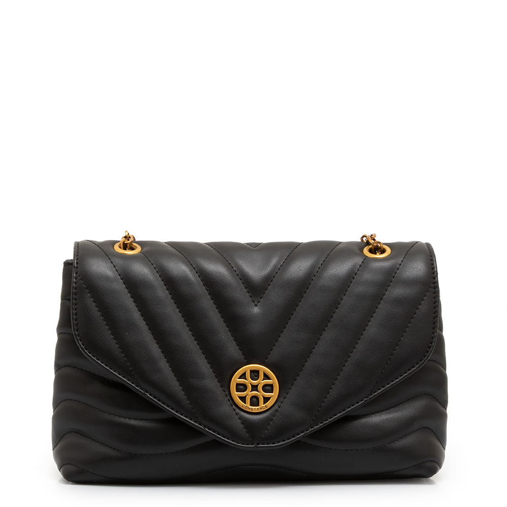 Bolsa Tiracolo Matelassê Preta