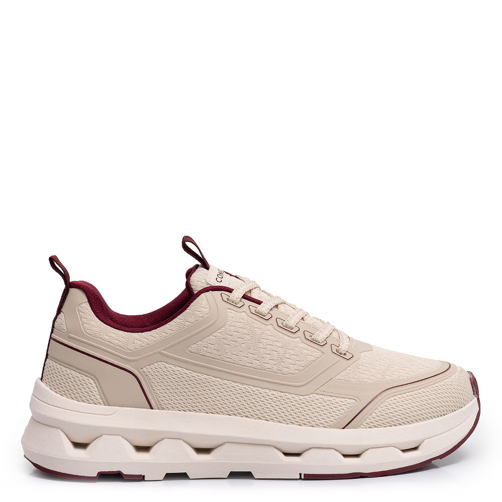 Tênis Bege Jogging Tela
