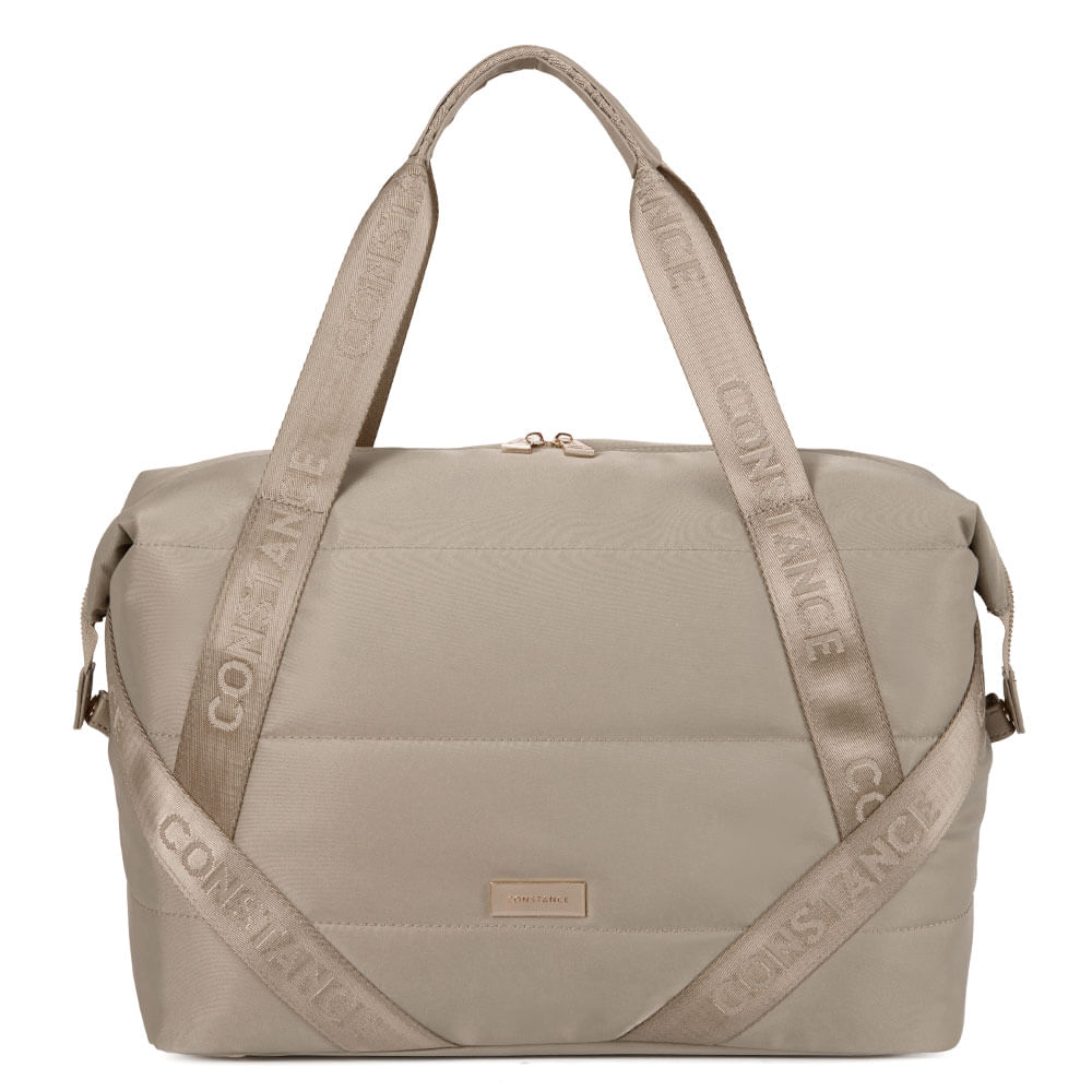 Bolsa Mala Nylon Bege