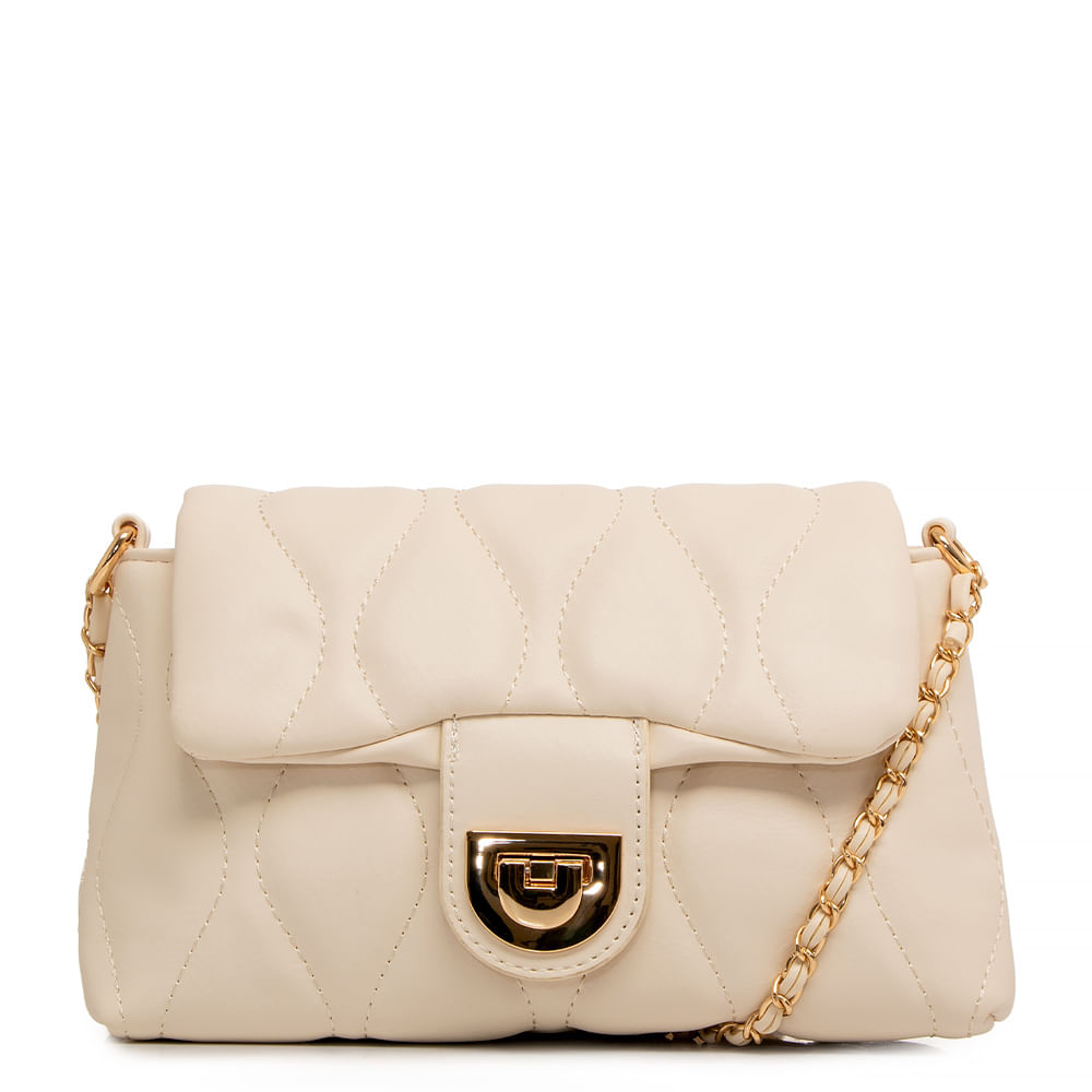 Bolsa Off White Tiracolo Alça Corrente