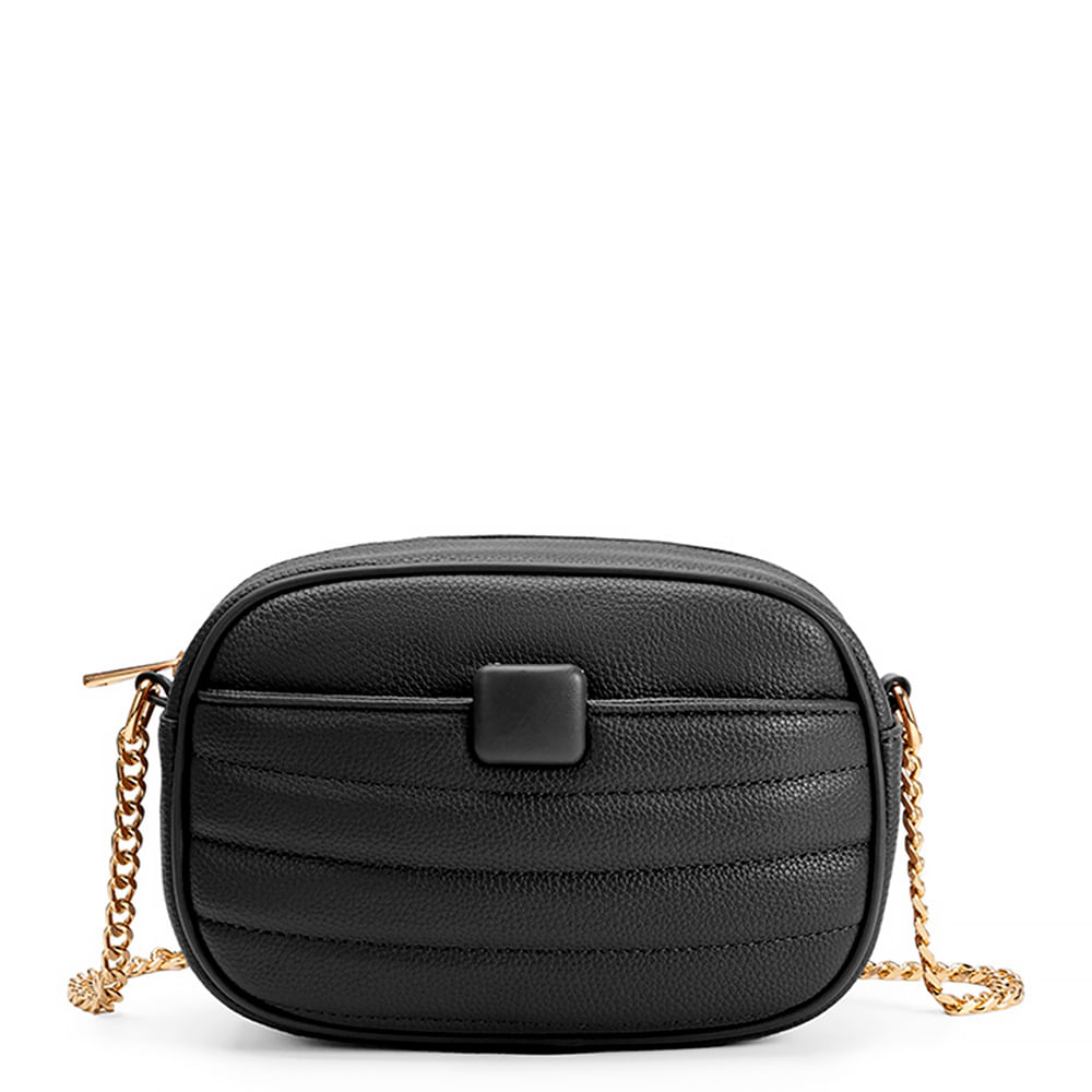 Bolsa Tiracolo Matelassê Preto