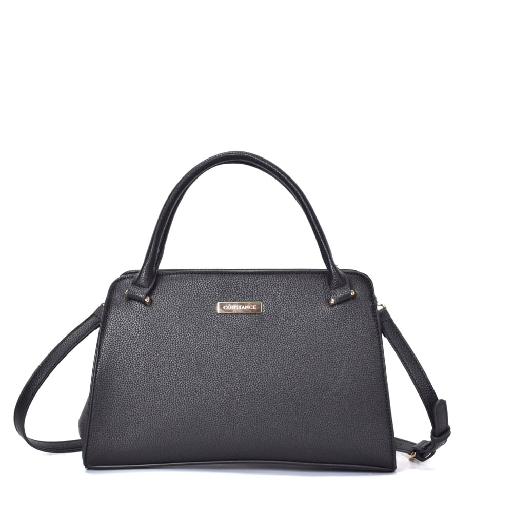 Bolsa Tote Estruturada Média Preto