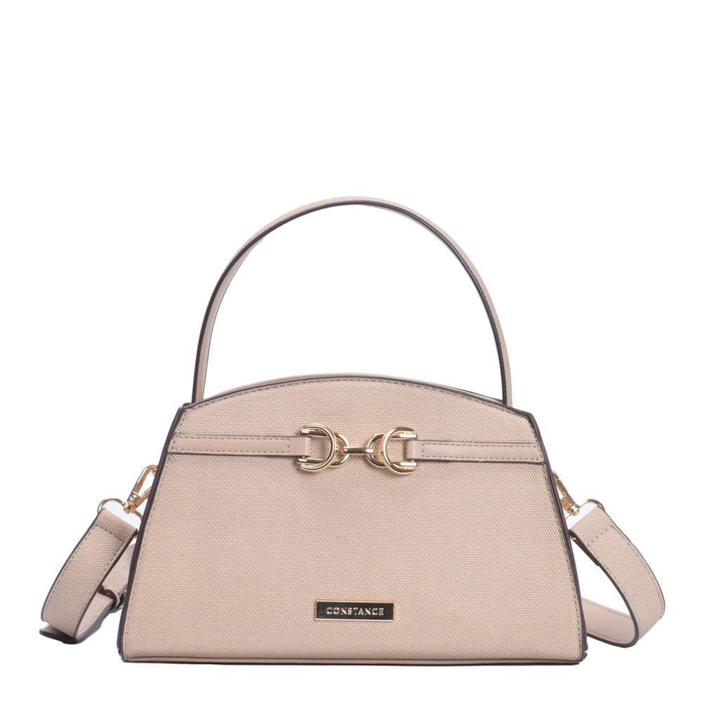 Bolsa Satchel Bridão Bege