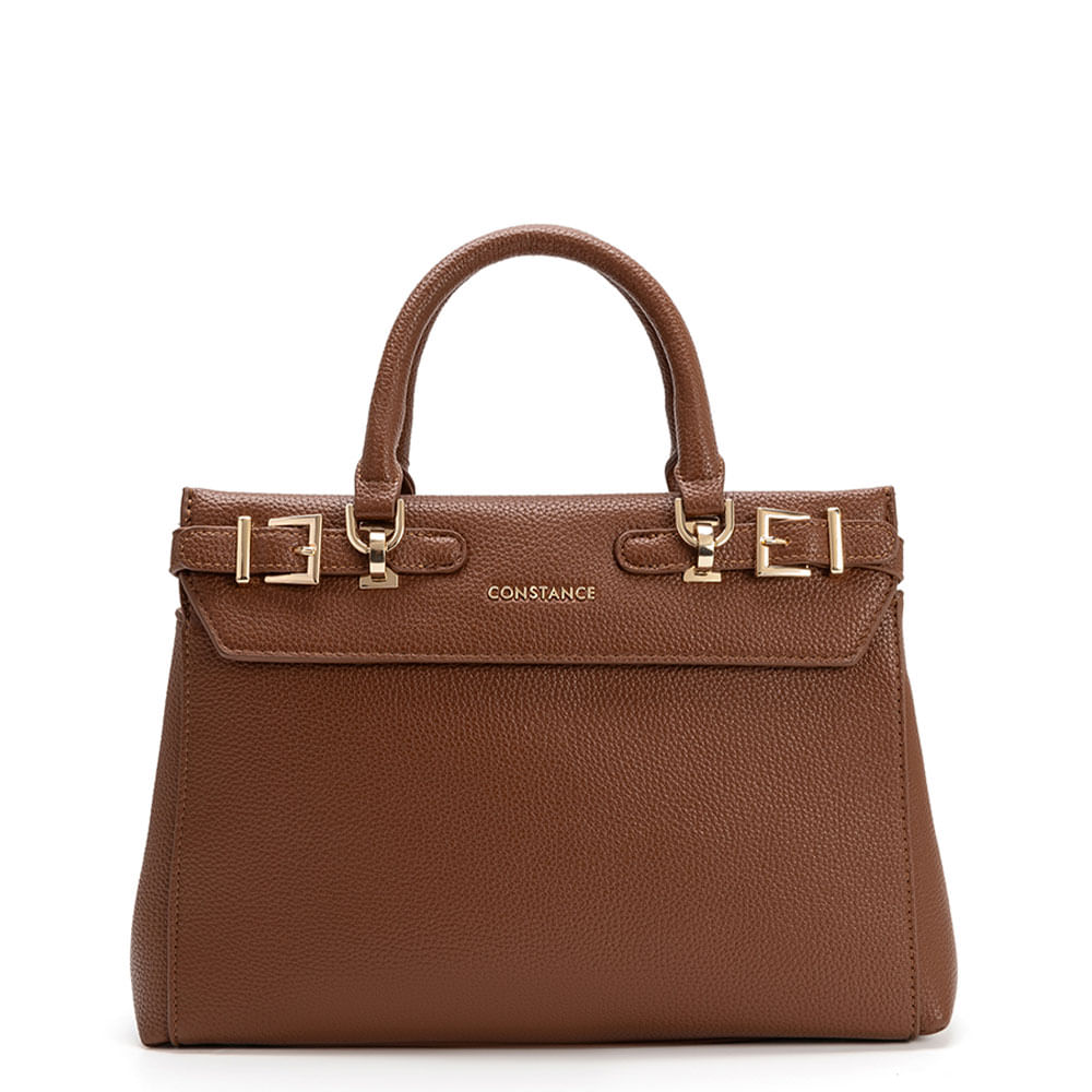 Bolsa Tote Fivelas Marrom