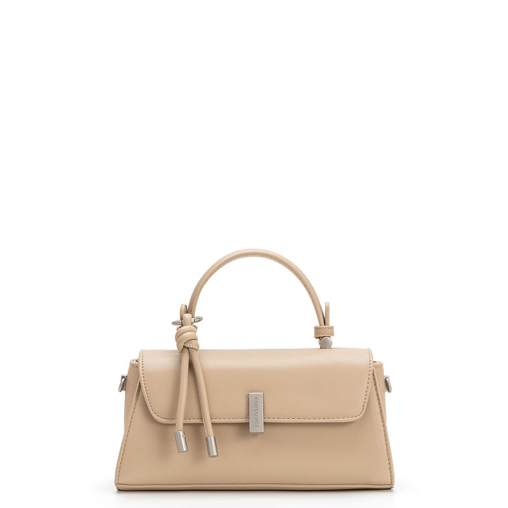 Bolsa Pequena Fecho Retangular Off White