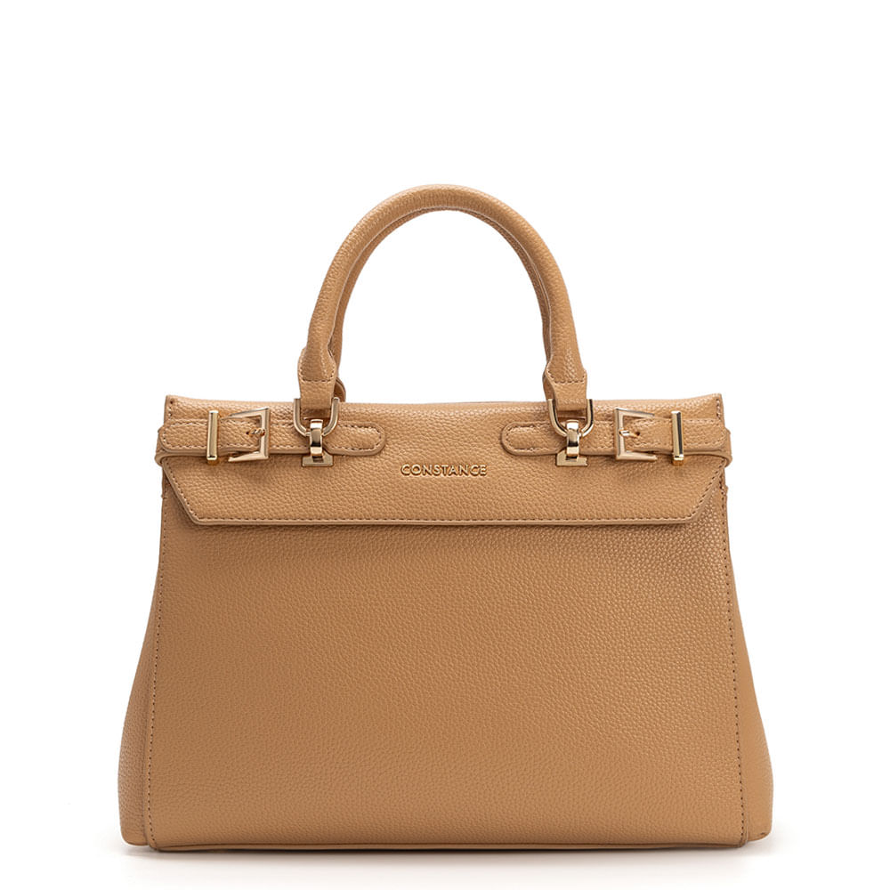 Bolsa Tote Fivelas Bege