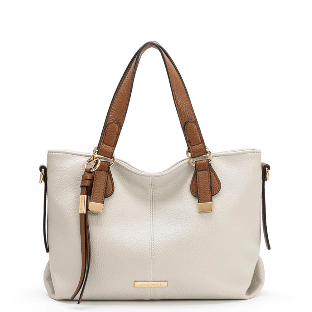 Bolsa Tote Média Off White