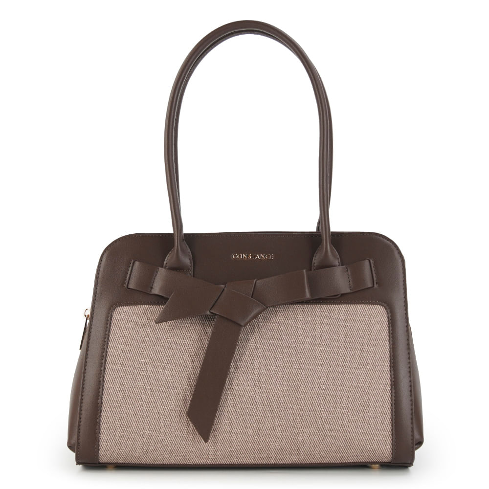 Bolsa Tote Grande Laço Café