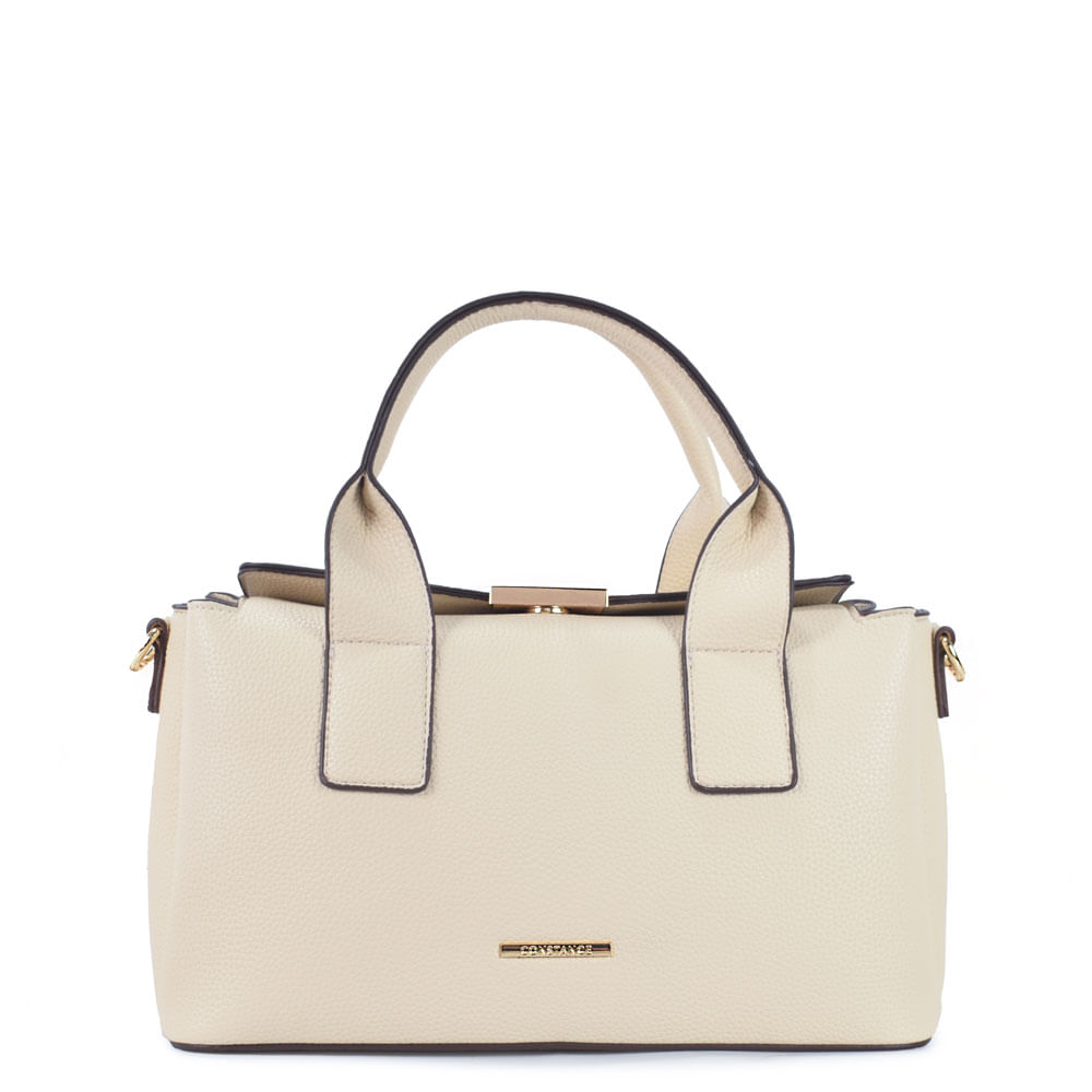 Bolsa de Mão Enfeite Off White