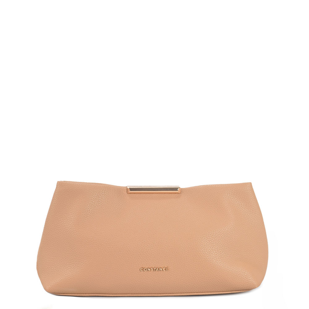 Bolsa Clutch Corrente Bege
