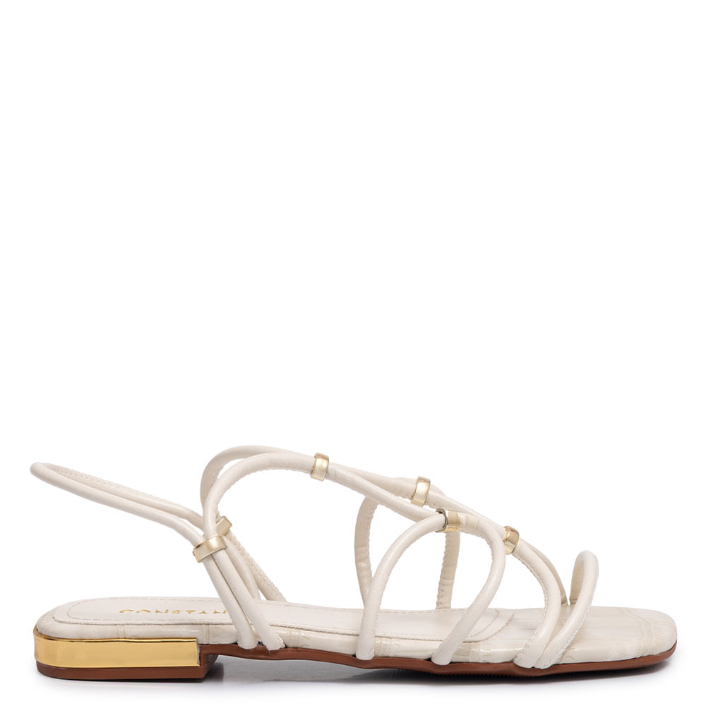 Rasteira Off white Passador