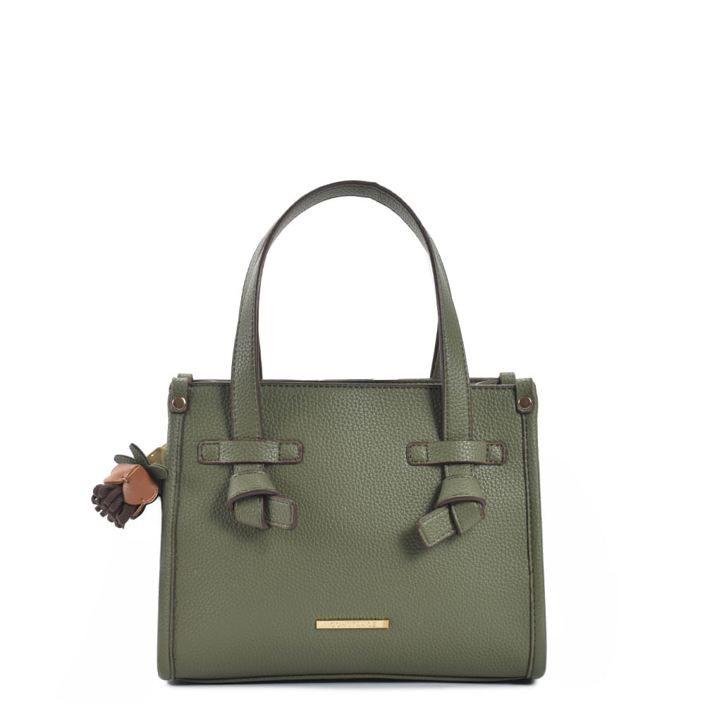 Bolsa Tote Detalhe Nó Verde