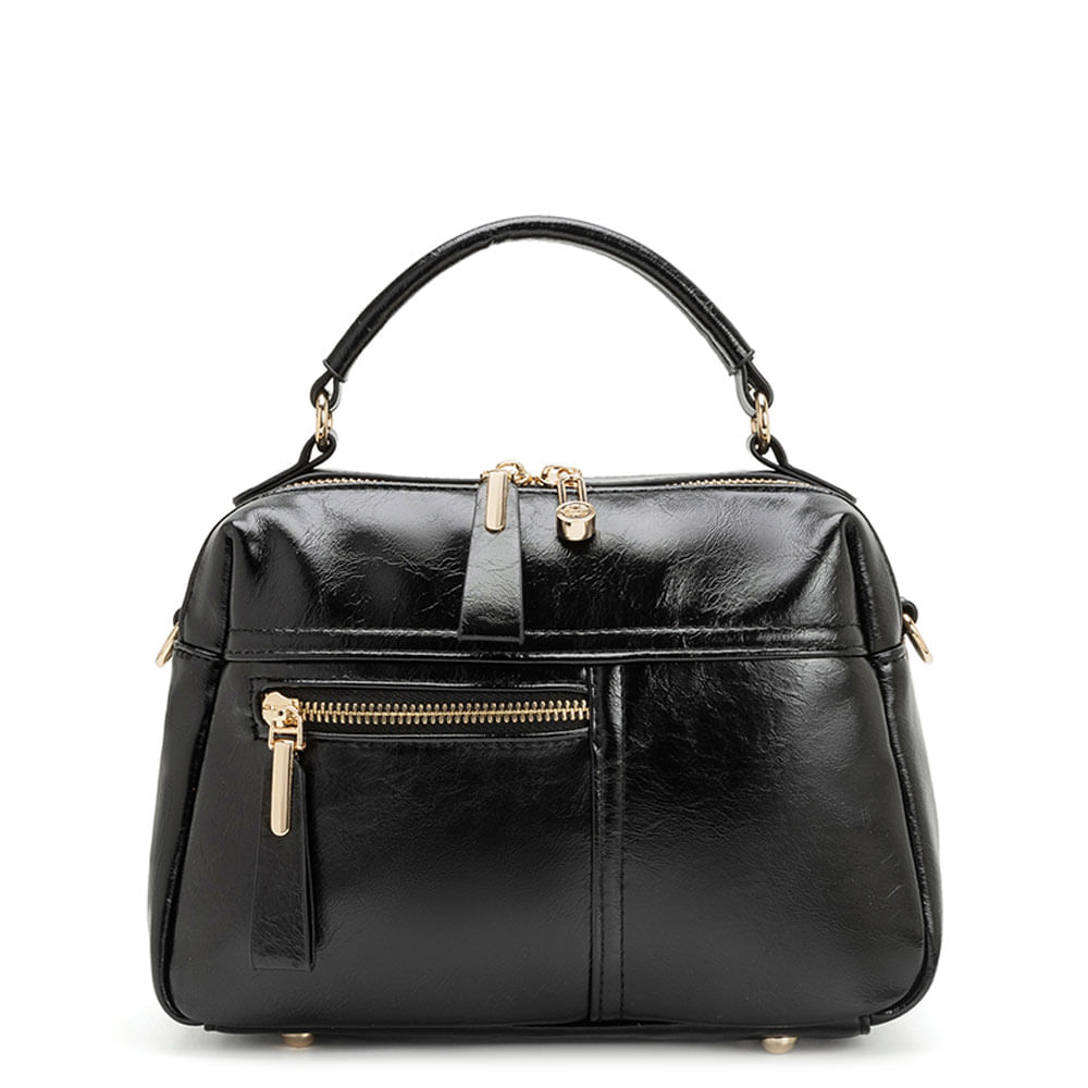 Bolsa Camera Bag Zíper Preta