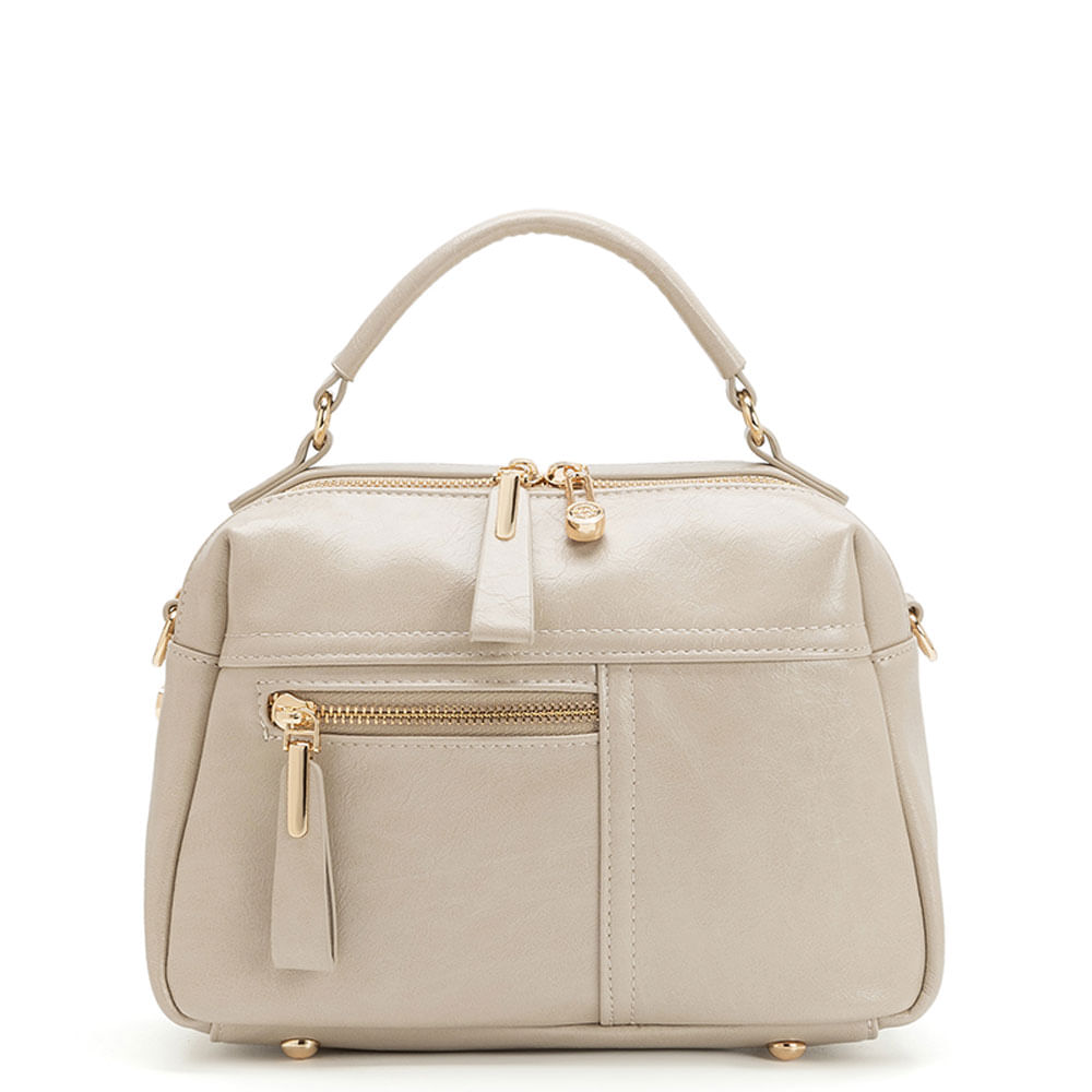 Bolsa Camera Bag Zíper Off White
